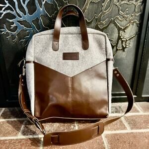 Looptworks Limited Edition Upcycled Briefcase Messenger Bag